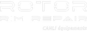 Texte du logo ROTOR en blanc